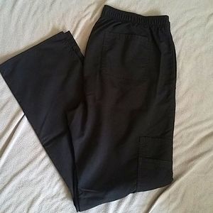 Black sanibel scrub pants